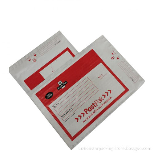 Custom Self Adhesive Seal Poly Bubble Mailer/Padded Plastic Mailing Bags